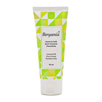 تصویر کرم مرطوب کننده دست و ناخن حاوی روغن کتان برگامیا