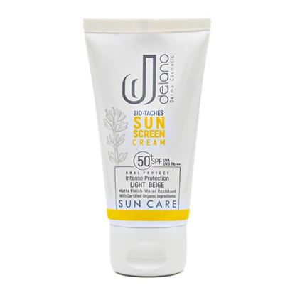 تصویر کرم ضد آفتاب بایوتچ SPF+50 بژ روشن دلانو